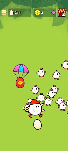 Screenshot permainan ayam - dress up